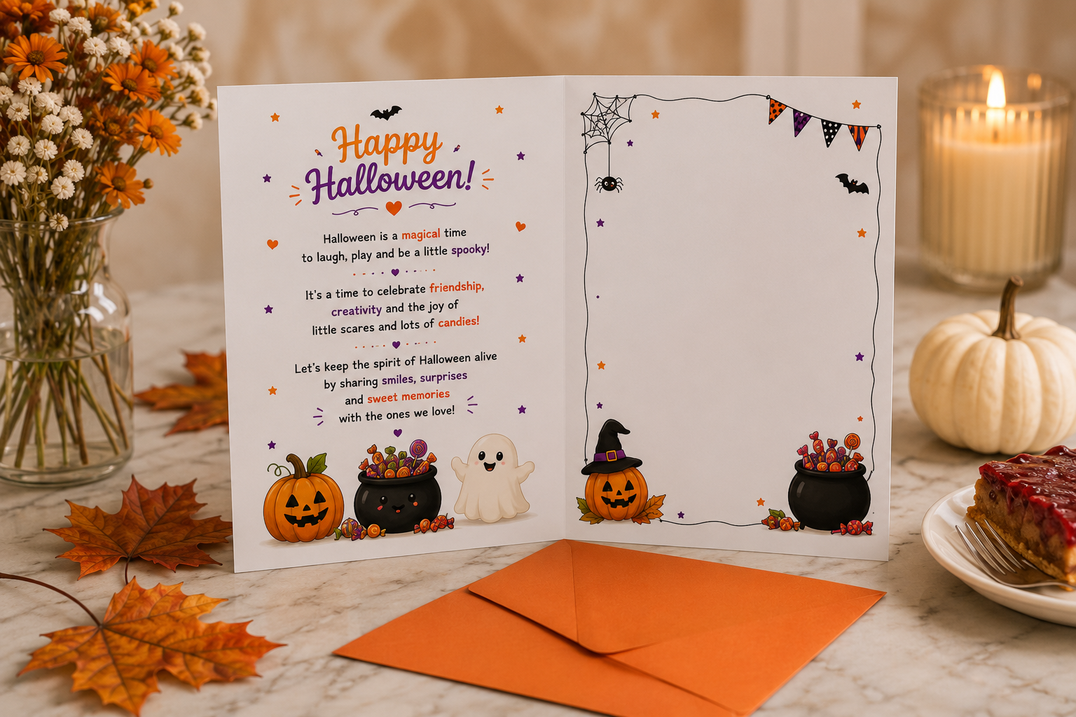 Happy Halloween – Trick or Treat Halloween Greeting Card