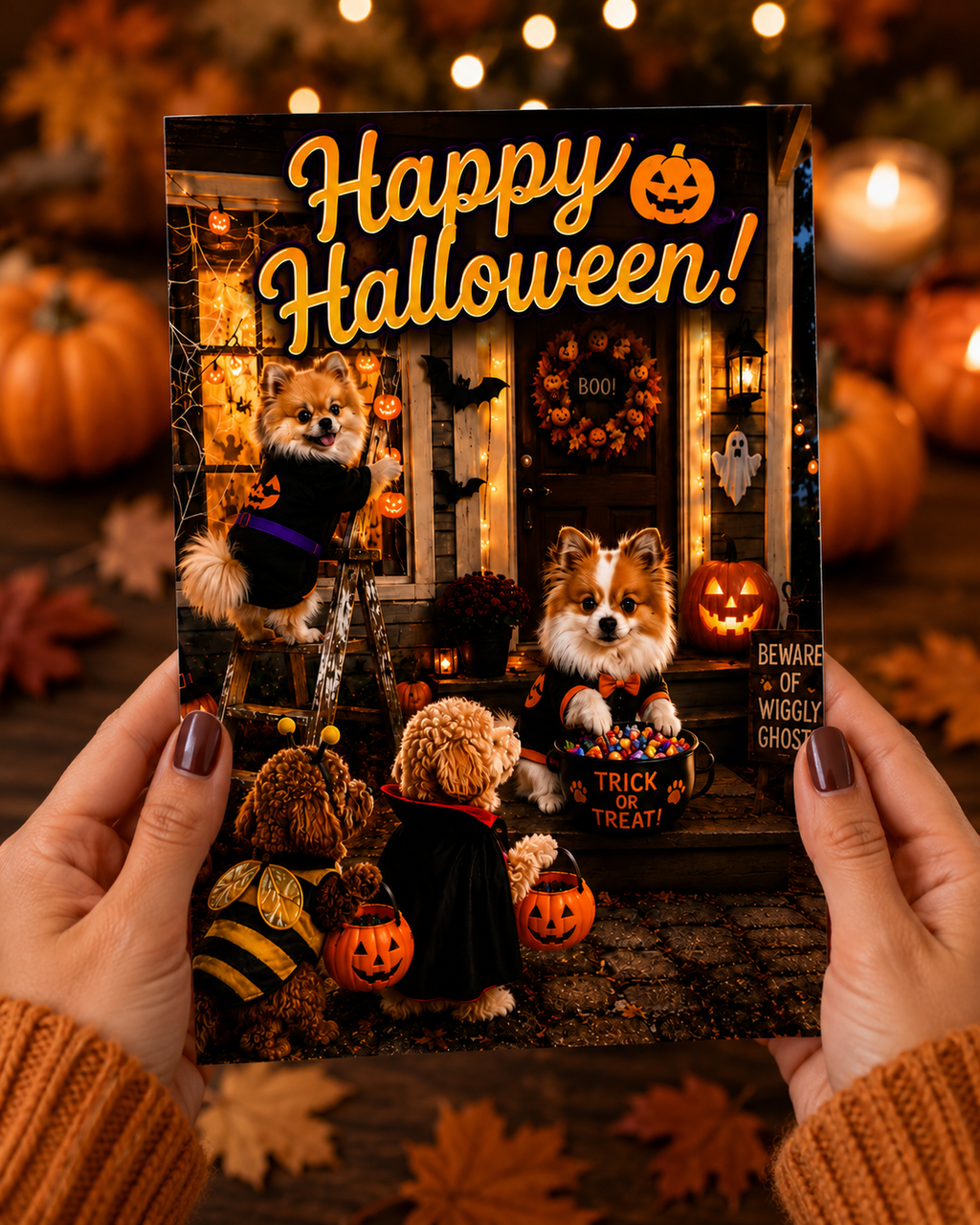 Happy Halloween – Trick or Treat Halloween Greeting Card