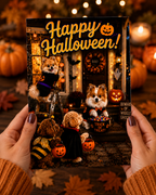Happy Halloween – Trick or Treat Halloween Greeting Card