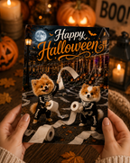 Happy Halloween – Spooky Halloween Collection – Set of 5 Greeting Cards